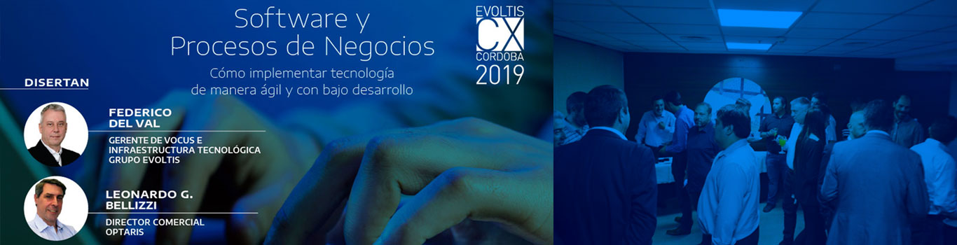 Leonardo Bellizzi, director comercial de Optaris presentó nuestra plataforma Deyel en el Desayuno que ofreció el Grupo Evoltis en la ciudad de Córdoba.