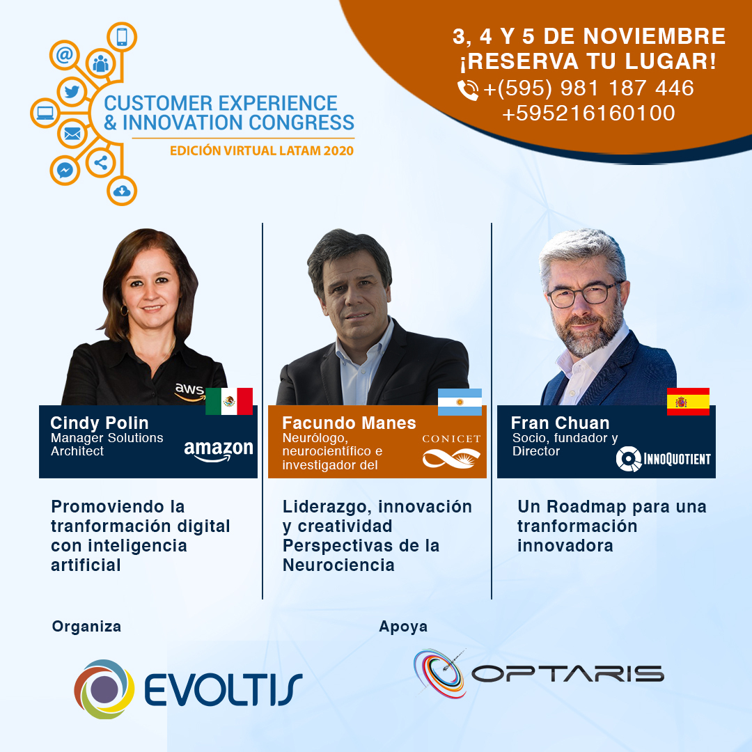 EVOLTIS, socio comercial de OPTARIS en la comercialización de Deyel, organiza la edición virtual del “Customer Experience & Innovation Congress Latam”
